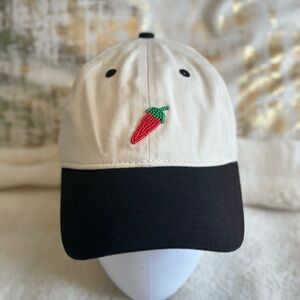 NWT Anthropologie Frasier Sterling Beaded Chili Baseball Cap